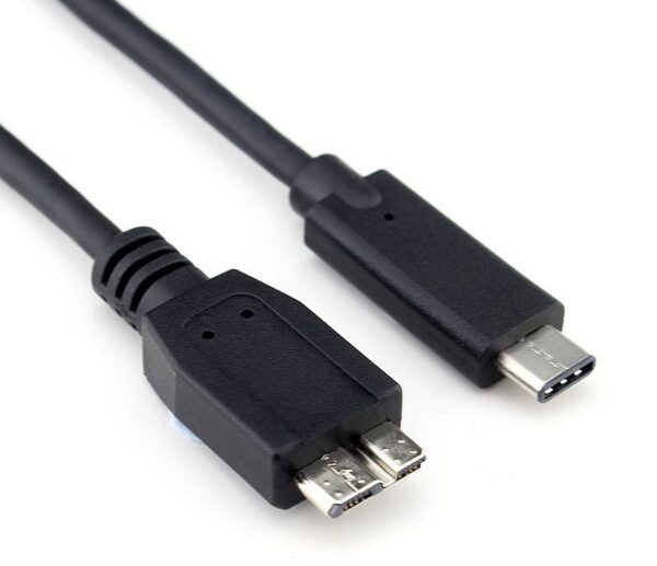 HomeDiscount-USB-C 3.1 Type-C Male to USB 3.0 Micro B Male Cable 1m