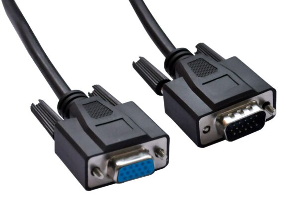 HomeDiscount-VGA Extension Cable  - 15 pins Male to 15 pins Female for Monitor PC Molded Typ