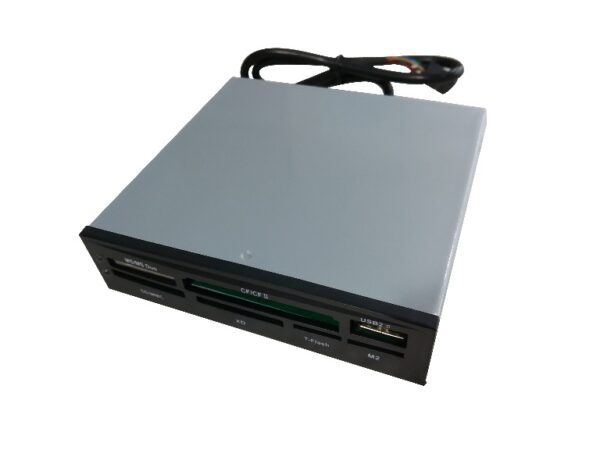 HomeDiscount-3.5' Internal Card Reader Black All In One USB2.0 Hub CF MS SD Flash Memory Car