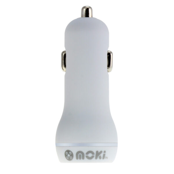 HomeDiscount-Dual USB Car Charger - White