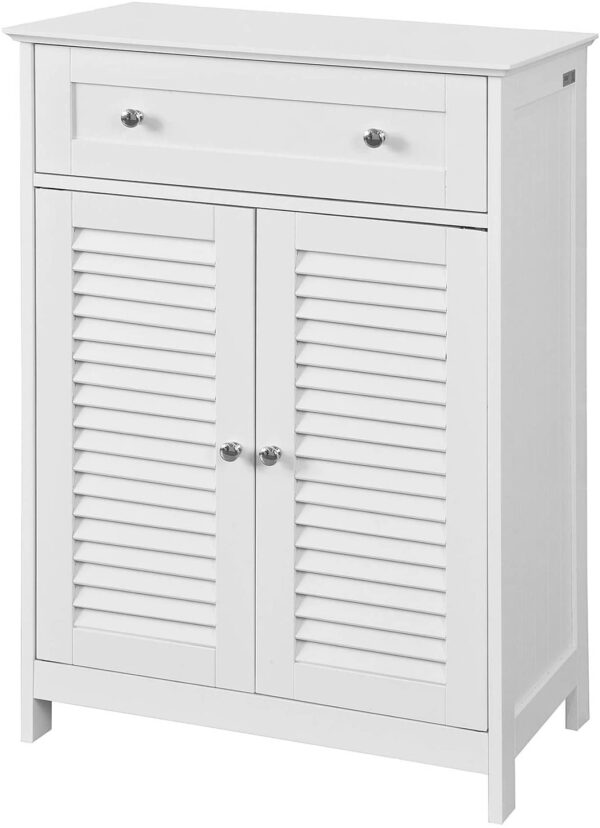 HomeDiscount-Freestanding Storage Cabinet with Doors/Drawer 60x87x35 cm