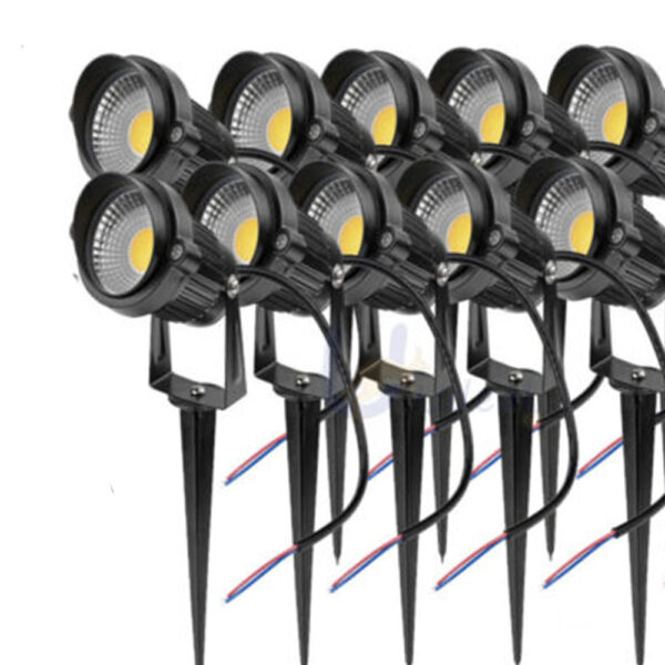 HomeDiscount-10X 12V LED waterproof Outdoor Garden Spotlights landscape light Lamp Yard Flood