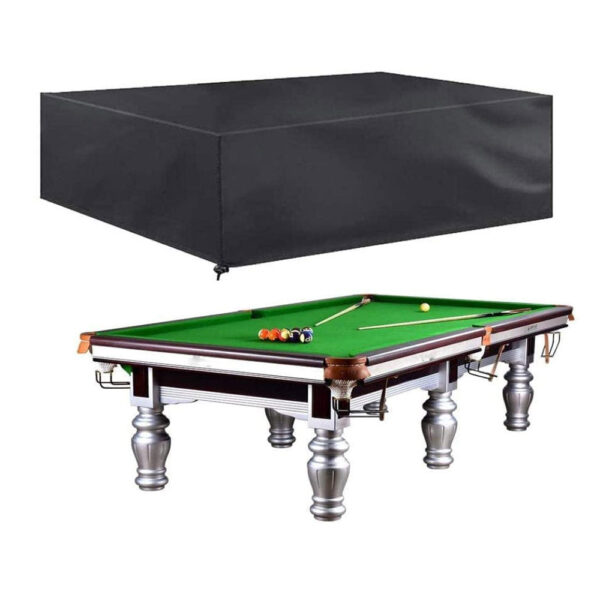 HomeDiscount-8FT Outdoor Pool Snooker Billiard Table Cover Polyester Waterproof Dust Cap