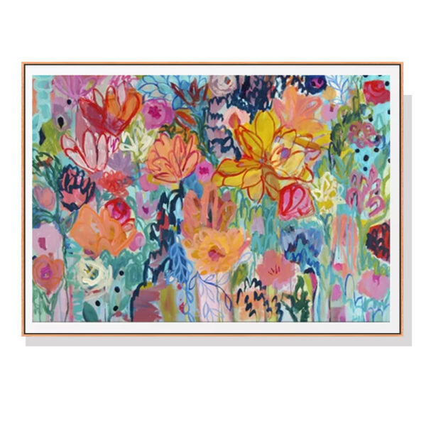 HomeDiscount-Wall Art 50cmx70cm Carrie Schmitt Wood Frame Canvas