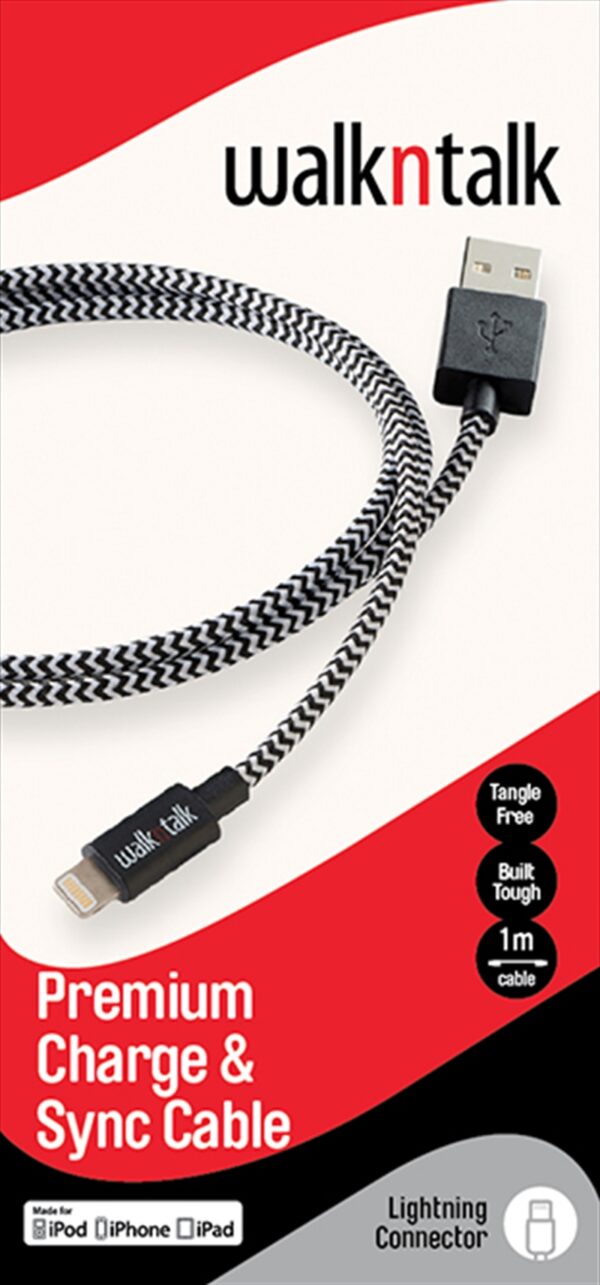 HomeDiscount-Charge Sync Cable - Black