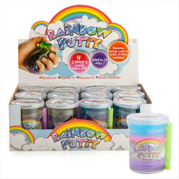 HomeDiscount-Rainbow Putty - Stress and Squish Toy