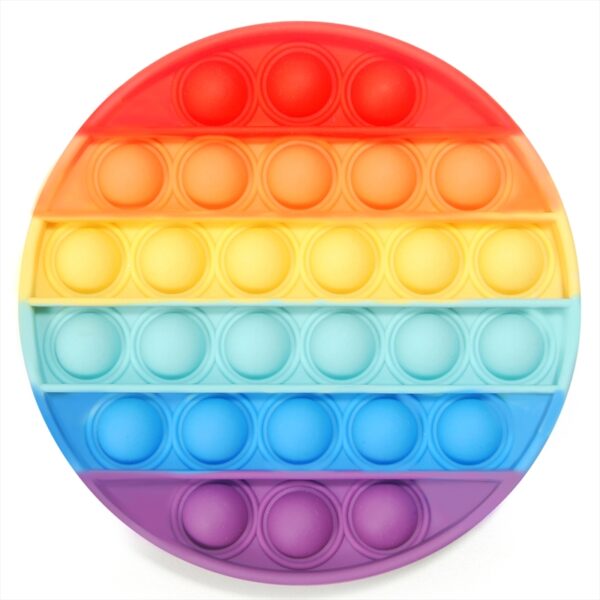 HomeDiscount-Rainbow Round Push And Pop