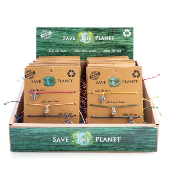 HomeDiscount-Save Our Planet Charm Bracelet Set  (SENT AT RANDOM)