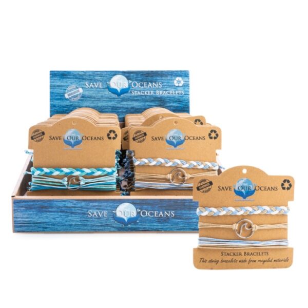 HomeDiscount-Save Our Oceans Stacker Bracelet  (SENT AT RANDOM)