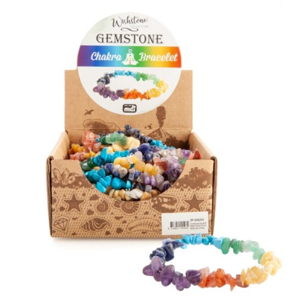 HomeDiscount-Assorted Gemstone Chakra Bracelet (SENT AT RANDOM)