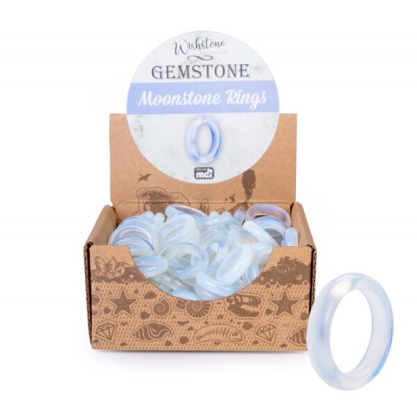 HomeDiscount-Gemstone Moonstone Ring (SENT AT RANDOM)