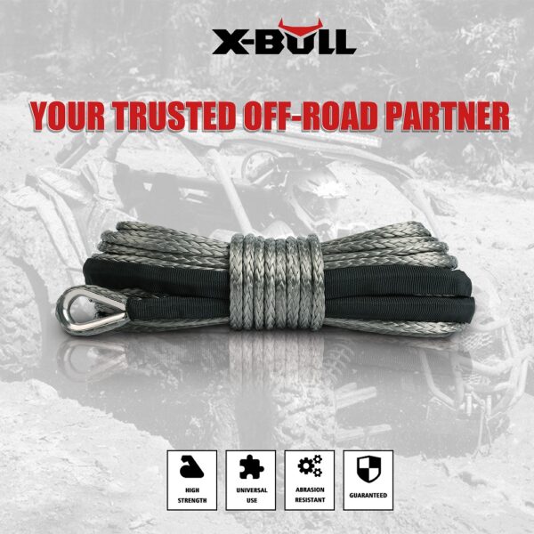 HomeDiscount-Winch Rope 5.5mm x 13m Dyneema Synthetic Rope Tow Recovery Offroad 4wd4x4