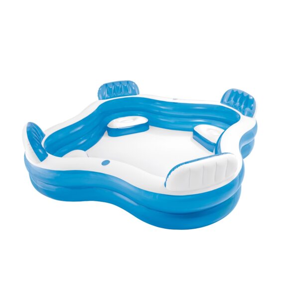 HomeDiscount-Swim Center Square Inflatable Lounge Pool