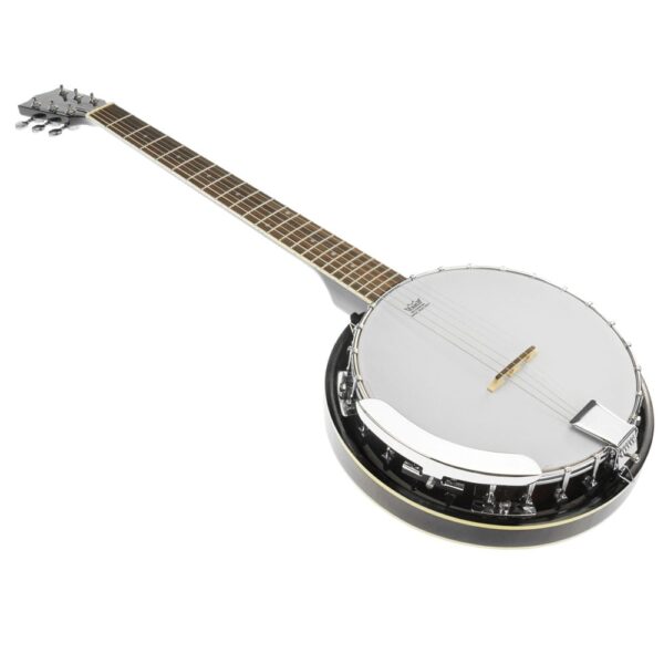 HomeDiscount-Karrera 6 String Resonator Banjo -  Black