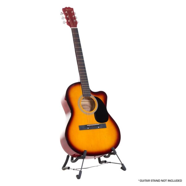 HomeDiscount-Karrera Acoustic Cutaway 40in Guitar - Sunburst