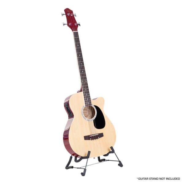 HomeDiscount-Karrera 43in Acoustic Bass Guitar with electric pickup   - Natural