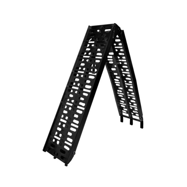 HomeDiscount-Aluminium ATV Loading Ramp Foldable - Black