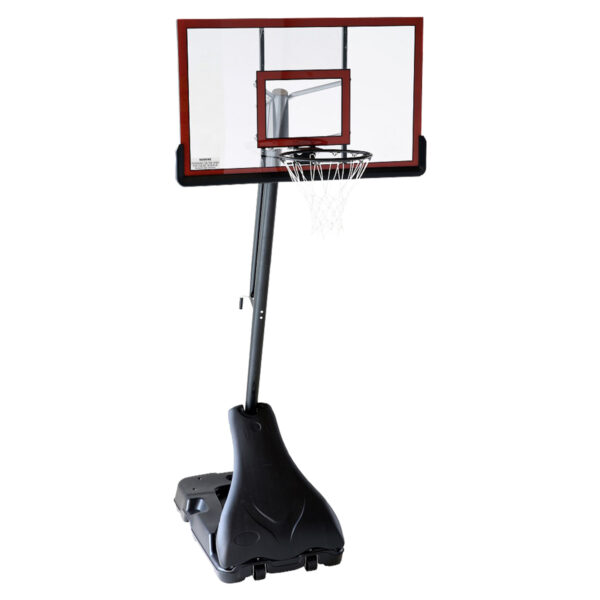 HomeDiscount-Portable Basketball Ring Stand w/ Adjustable Height Ball Holder