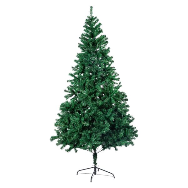 HomeDiscount-Christabelle Green Christmas Tree 2.1m Xmas Decor Decorations -1200 Tips