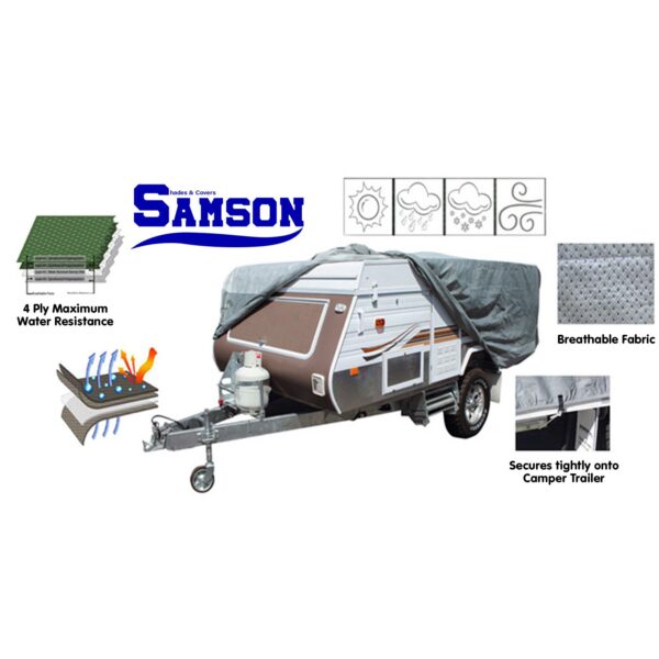 HomeDiscount-Samson Heavy Duty Trailer Camper Cover 12-14ft