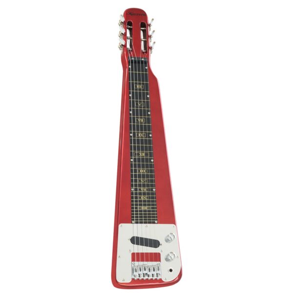 HomeDiscount-Karrera 6-String Steel Lap Guitar - Metallic Red