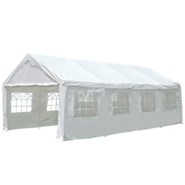 HomeDiscount-4x8 Outdoor event marquee - White