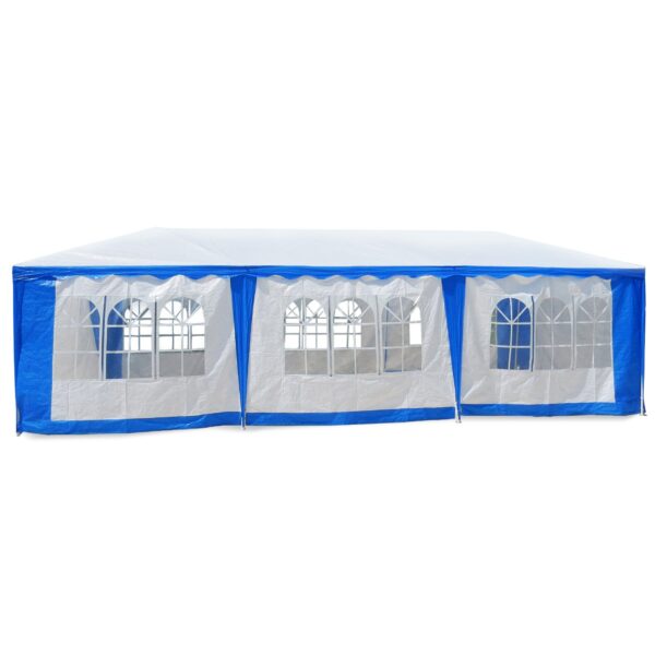 HomeDiscount-4x8 Outdoor Event Wedding Marquee Tent Blue