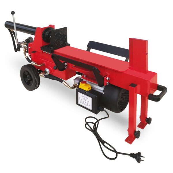 HomeDiscount-Yukon 12 Ton Electric Hydraulic Log Splitter Wood Timber Firewood Block Cutter