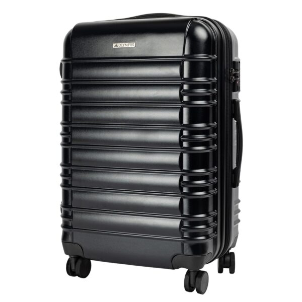 HomeDiscount-Olympus Noctis Suitcase 24in Hard Shell ABS+PC - Stygian Black