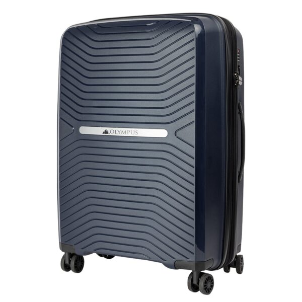 HomeDiscount-Olympus Astra 24in Lightweight Hard Shell Suitcase - Aegean Blue