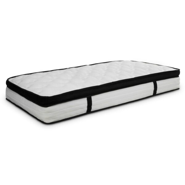 HomeDiscount-Single Mattress Bed Size Euro Top 5 Zone Spring Foam 32cm