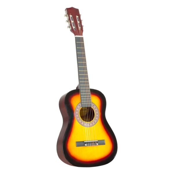 HomeDiscount-Karrera 34in Acoustic Wooden Childrens Guitar - Sunburst