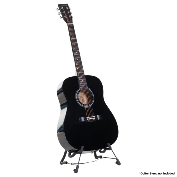 HomeDiscount-Karrera 41in Acoustic Wooden Guitar with Bag - Black