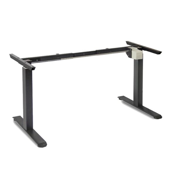 HomeDiscount-Standing Desk Height Adjustable Sit Stand Motorised Single Motor Frame Black Onl