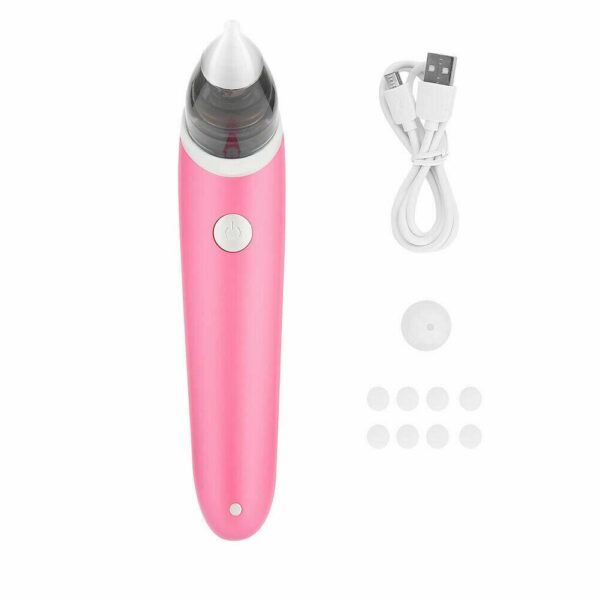 HomeDiscount-Baby Nasal Aspirator Electric Safe Hygienic Nose Cleaner Snot Sucker For baby (R