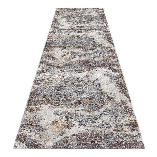 HomeDiscount-Luxe Vintage Textured Rug - Light Grey - 120x170