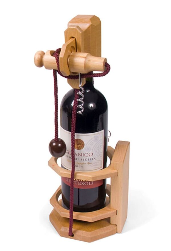 HomeDiscount-Wine Stopper Lock Puzzle - Party Puzzle- cant drink it until you crack the lock-