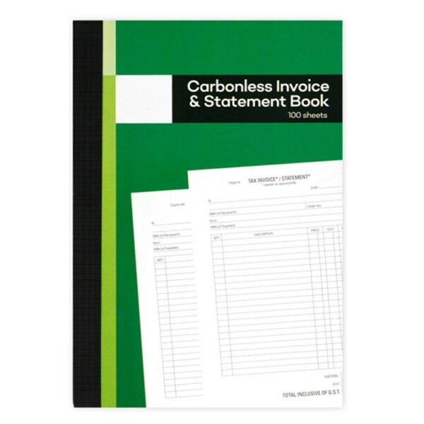 HomeDiscount-12 x 100 Pages Carbonless Invoice Book and Statement