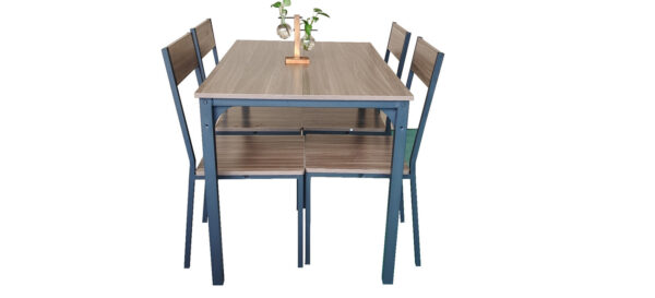 HomeDiscount-YES4HOMES 5 Piece Kitchen Dining Room Table and Chairs Set Furniture