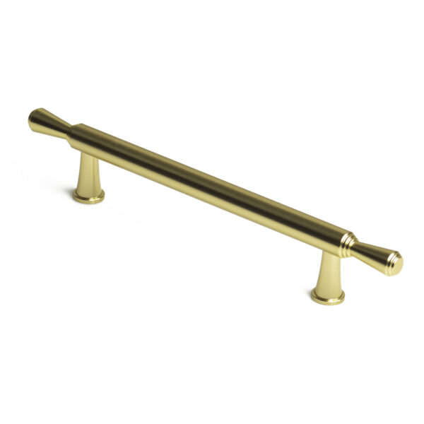 HomeDiscount-Gold Zinc Kitchen Cabinet Handles Drawer Bar Handle Pull 128mm