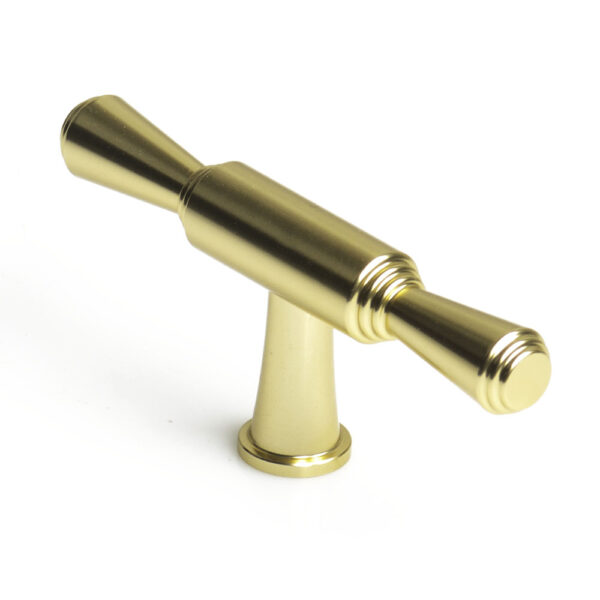 HomeDiscount-Gold Zinc Kitchen Cabinet Handles Drawer Bar Handle Pull T