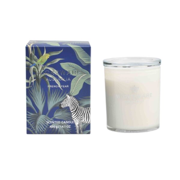 HomeDiscount-Wick2Ware Australia Scented Candle French Pear 400g/14.1 OZ