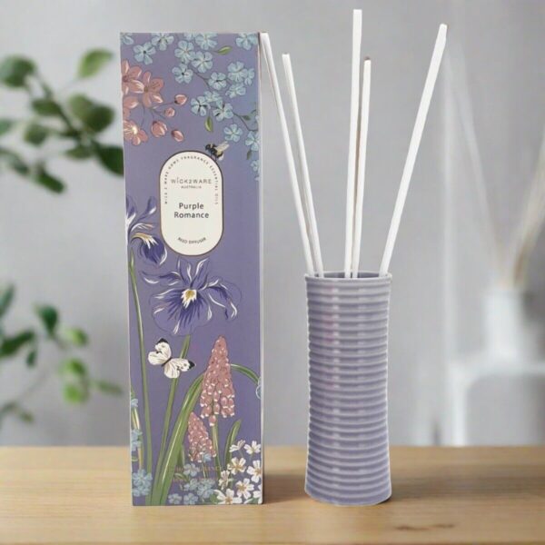 HomeDiscount-Wick2ware Australia Home Fragrance Essentials Oil Reed Diffuser - Purple Romance