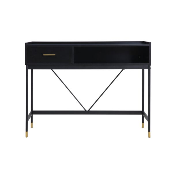 HomeDiscount-ALCONA Console Table In Matte Black