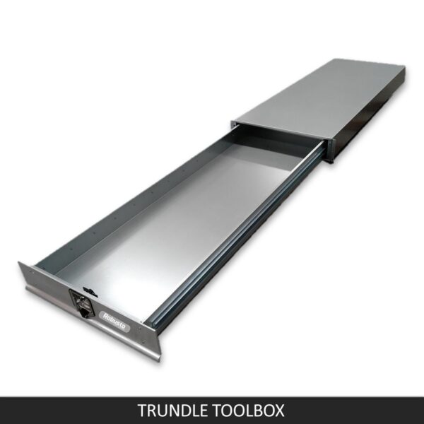 HomeDiscount-Under Tray Tool Box Trundle Drawer 1500 mm UTE Drawer Dual Extra Cab Toolbox