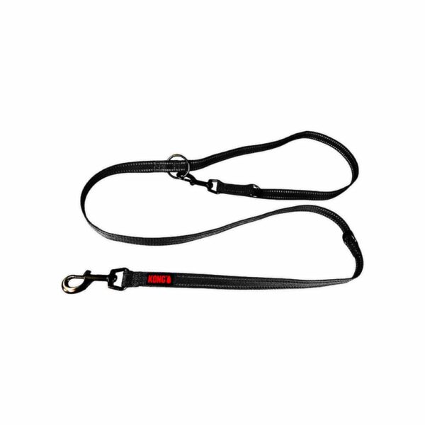 HomeDiscount-KONG Adjustable Black Leashes Large