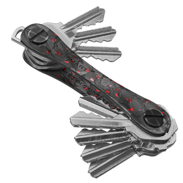 HomeDiscount-KeySmart Orginal - Compact Key Holder and Keychain Organiser (Up to 8 Keys) - Re