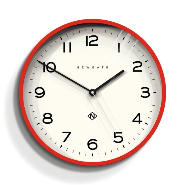 HomeDiscount-Newgate Number Three Echo Clock Silicone Red