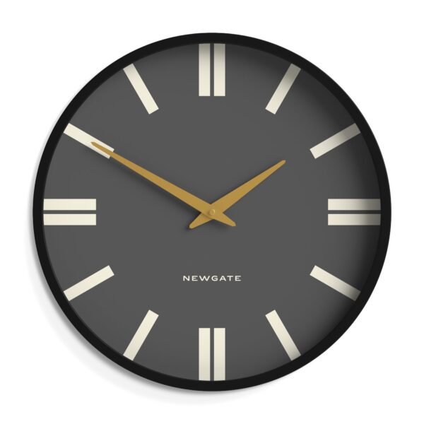 HomeDiscount-Newgate Universal Wall Clock Plaza Dial Black