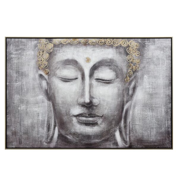 HomeDiscount-120X80cm Ethereal Enlightenment Champagne Framed Canvas Wall Art